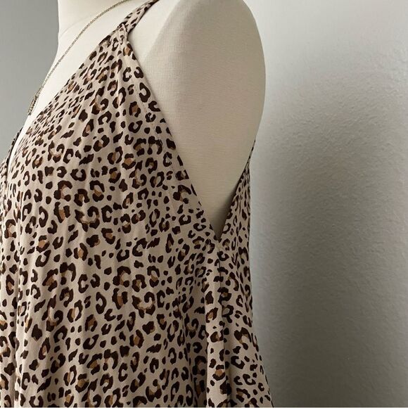 Leopard Harem Pant Style Jumpsuit - Picture 2 of 6
